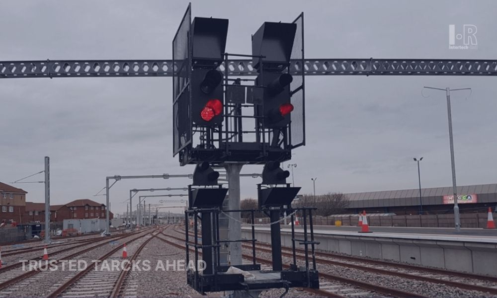 Railway signaling infrastructure illustrating fail-safe safety principles in real operating conditio
