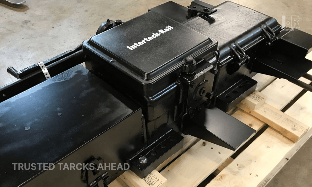 IRM23 railway switch machine with safety and fail-safe mechanisms