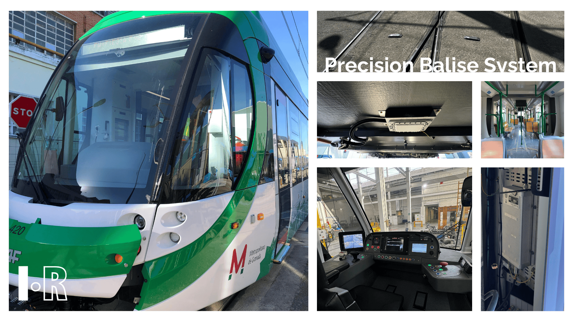 Precision Balise system - train positioning technology in Granada, Spain