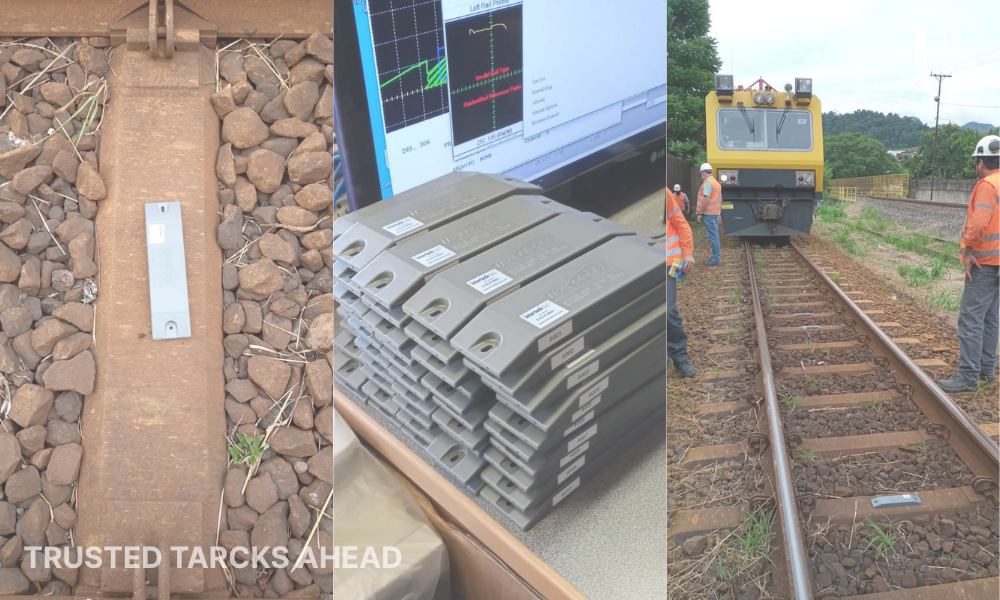 Trackside balise used for train control communication