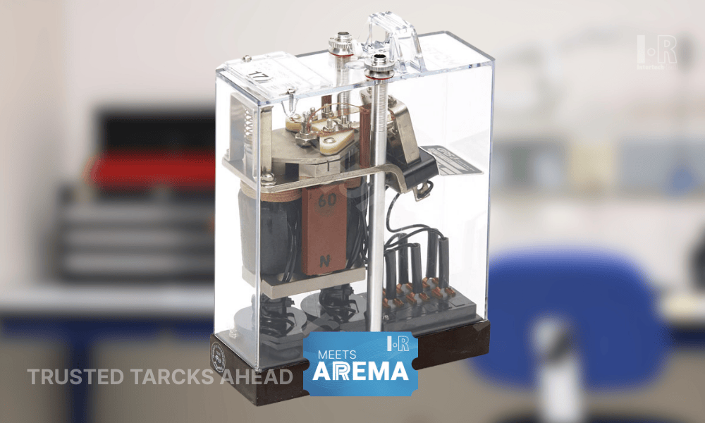 Fail-safe railway relays are used in vital signaling systems during relay testing procedures.