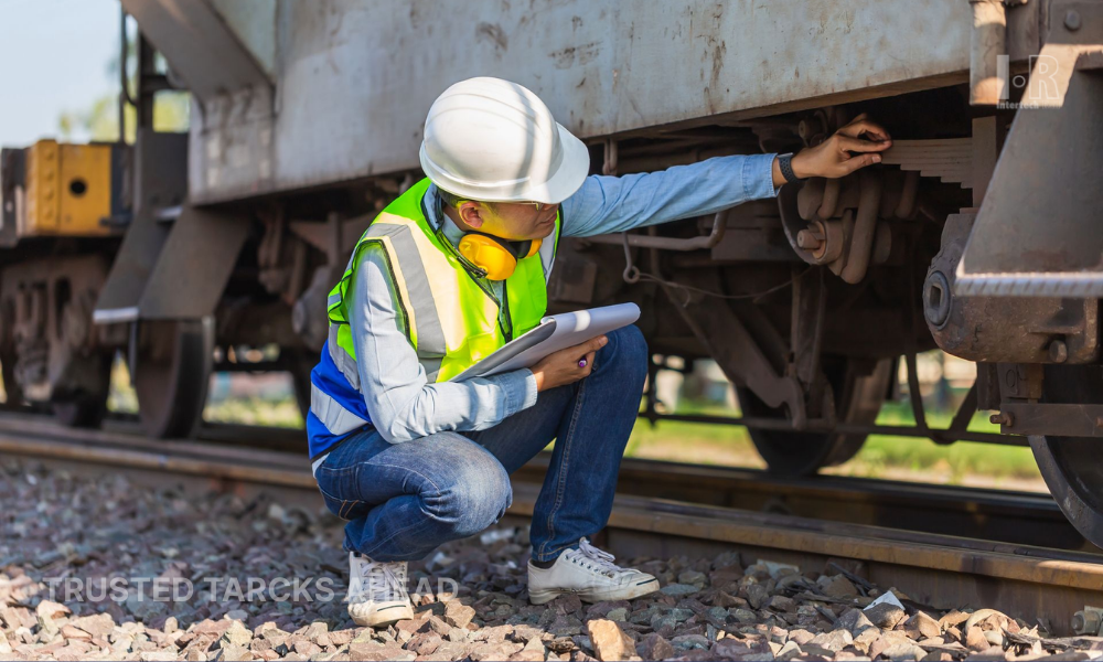 RFID tag placement on railcars, comparing side installation and underneath mounting
