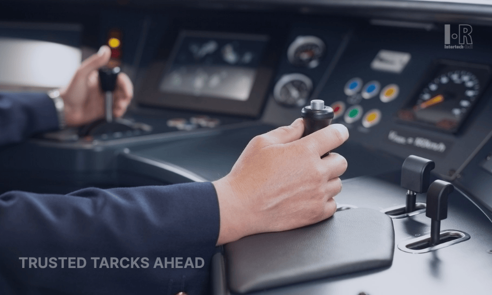 Route alignment in the railway signaling system controls train paths and track switching operations