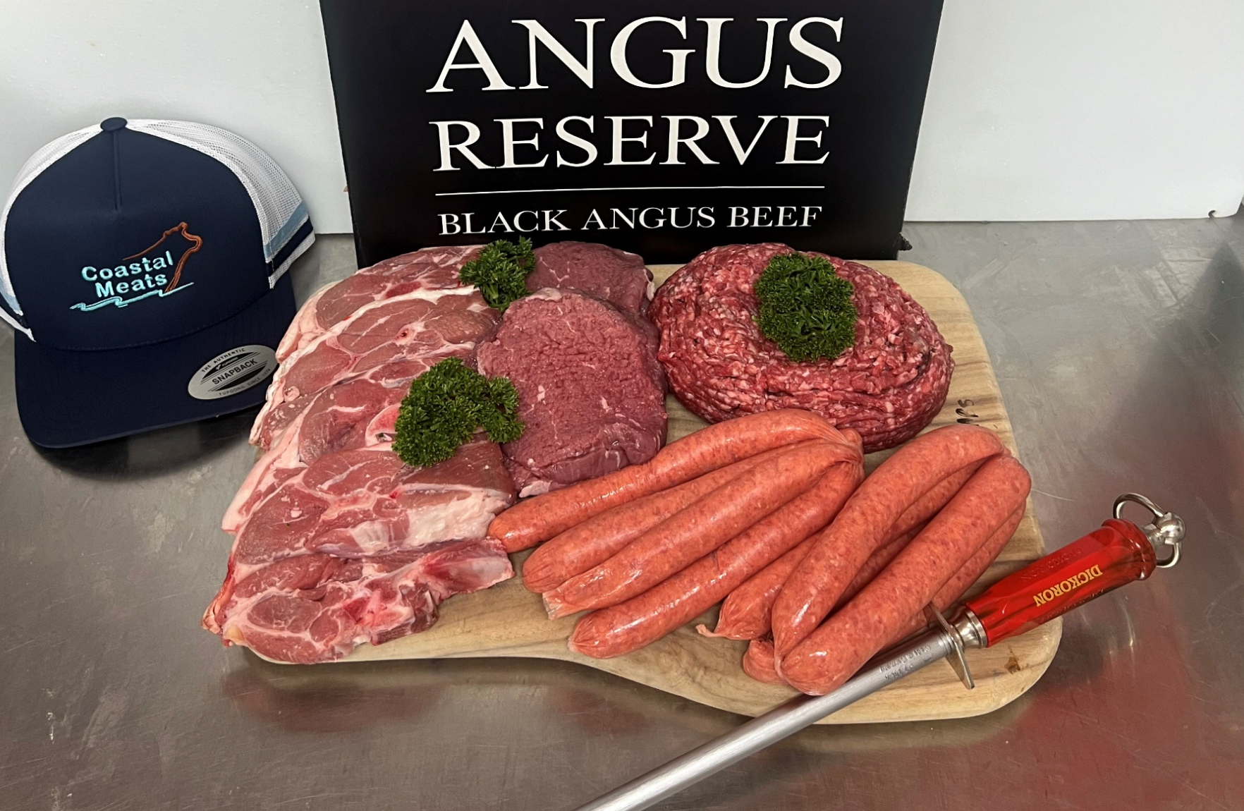 Meat Products From Angus Reserve, Including Steaks, Sausages, and Ground Beef — Coastal Meats in Yeppoon, QLD