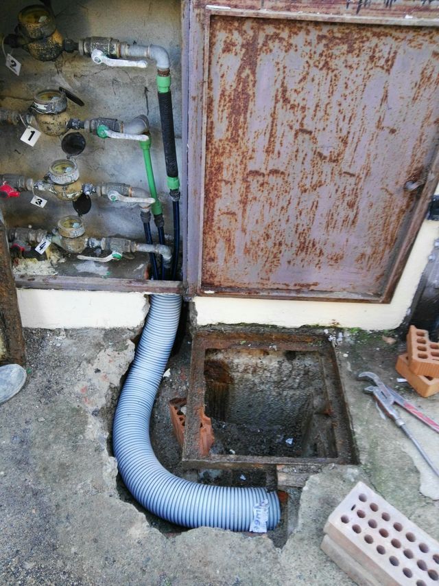 nuove tubazioni per rifacimento fognature