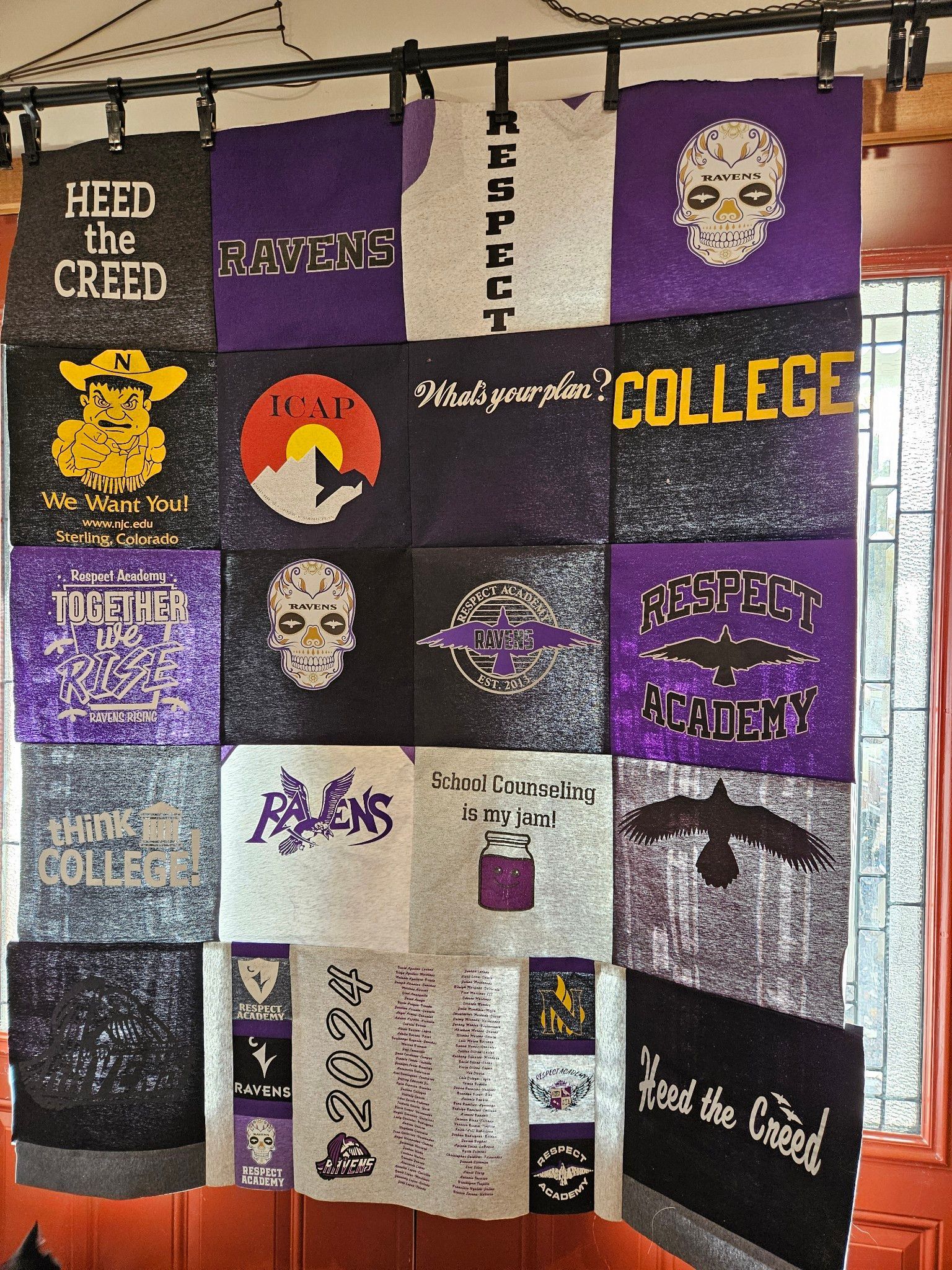 Tshirt quilt 5