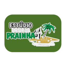 Logotipo com o texto verde 