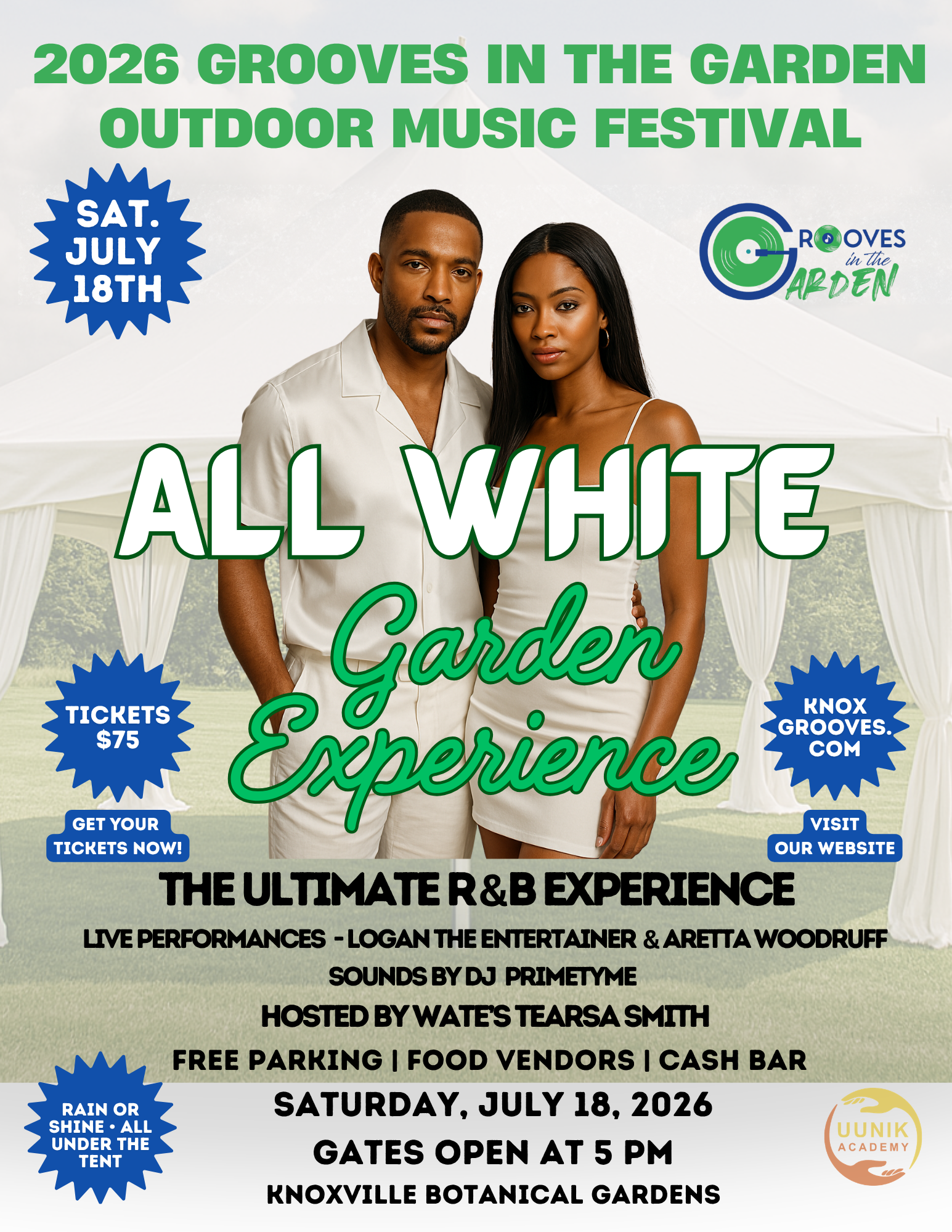 Grooves in The Garden in Knoxville, TN