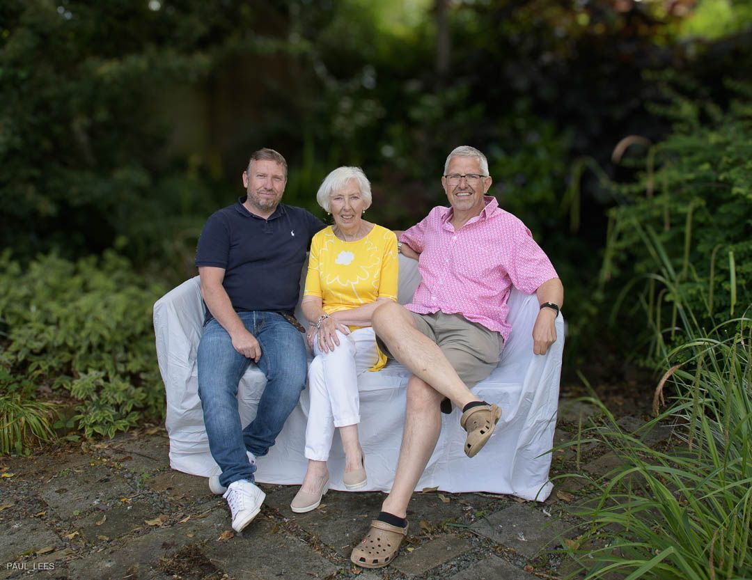 Outdoor family portrait photography Bramhall