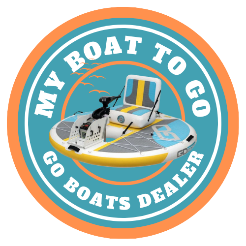 A logo for my boat to go go boats dealer