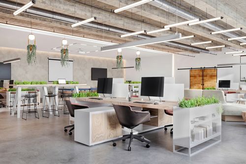 A Large Open Office With Lots Of Desks And Chairs - Fairbanks, AK - Xpert Cleaning, LLC