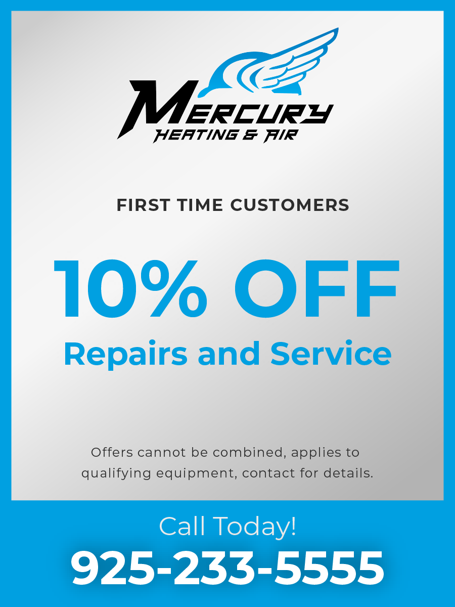 Mercury HVAC Promotion special offer first time customer offer