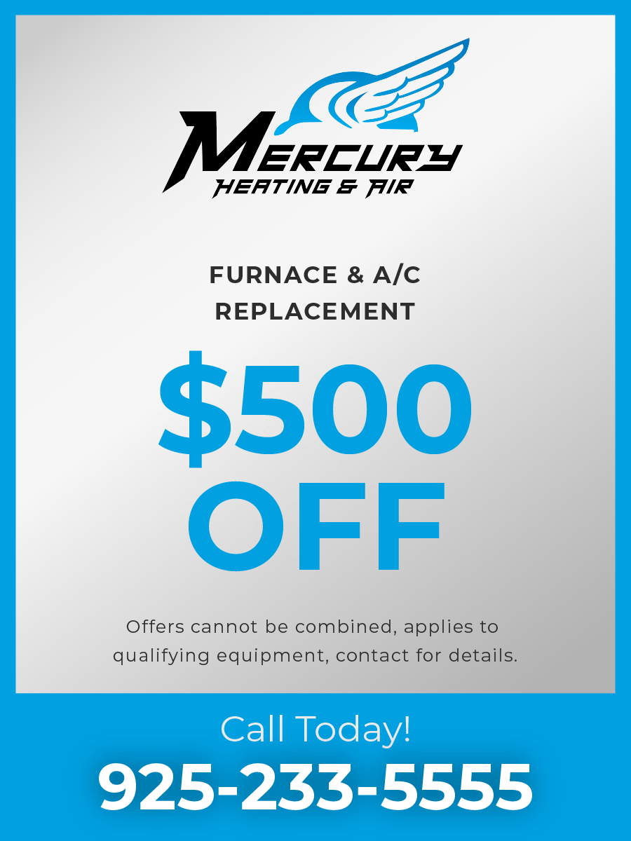 Mercury HVAC Promotion special offer furnace and ac replacement