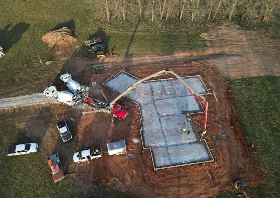 rough cuts construction out of Harrison, Arkansas doing concrete work.