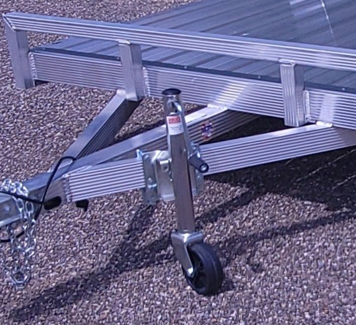 aluminum utility trailer tongue jack