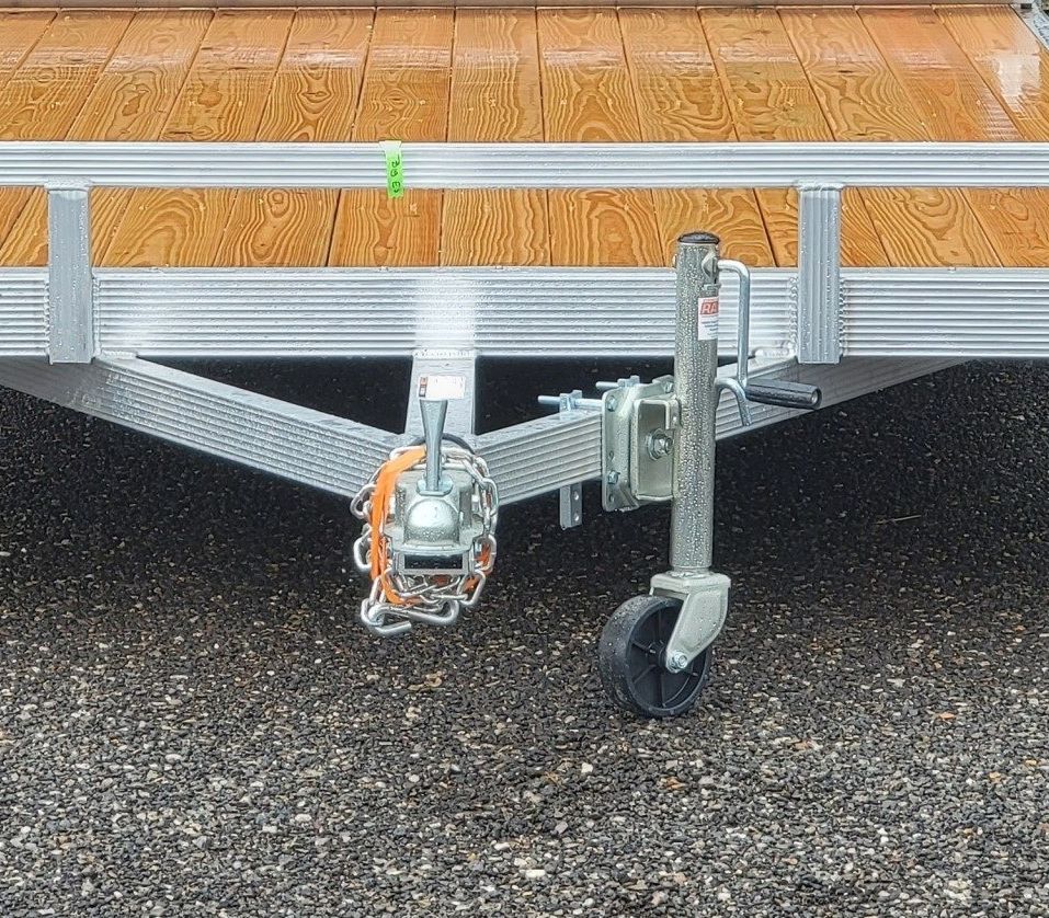 wood deck aluminum utility trailer