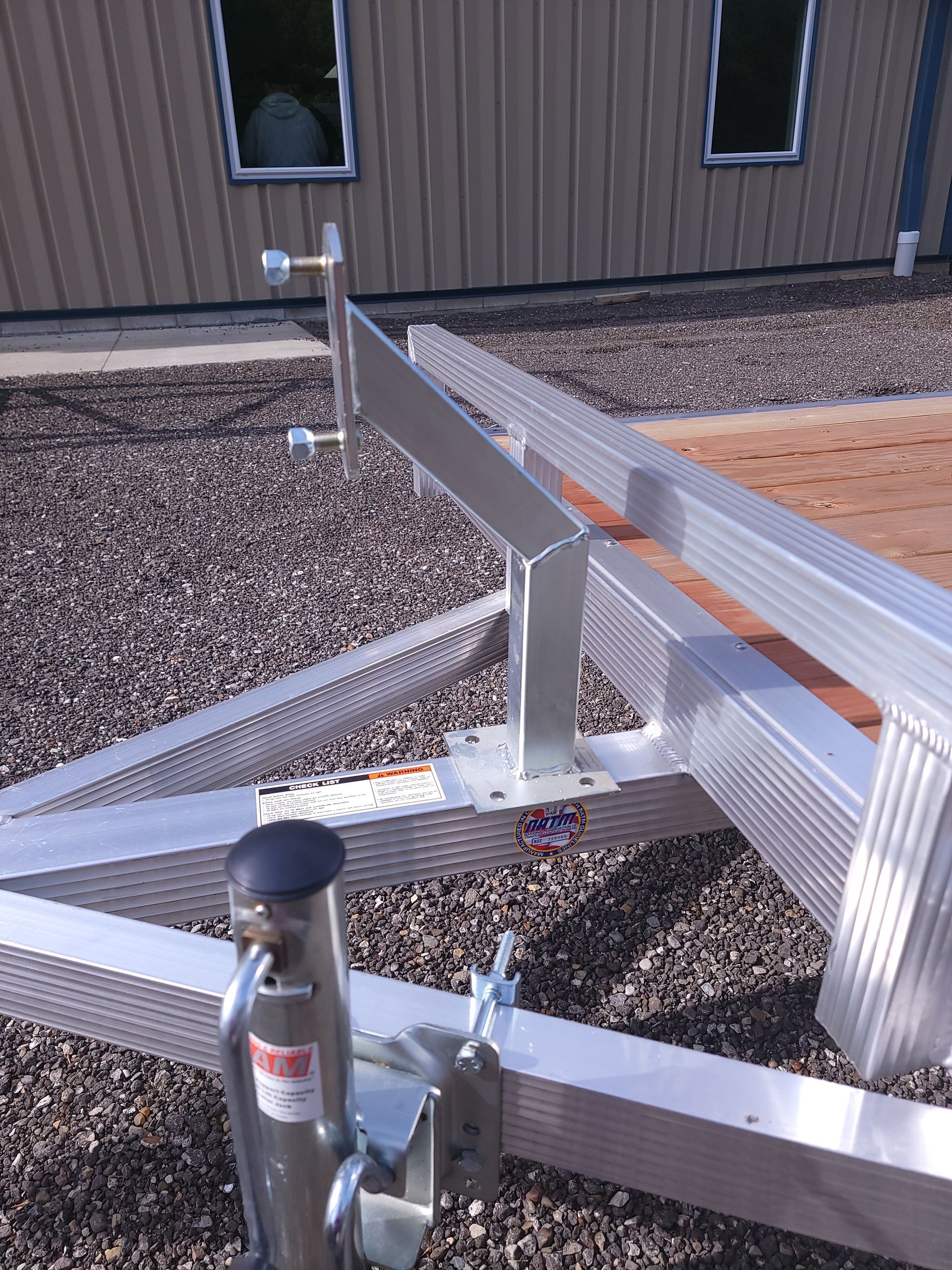 Front mount spare tire mount