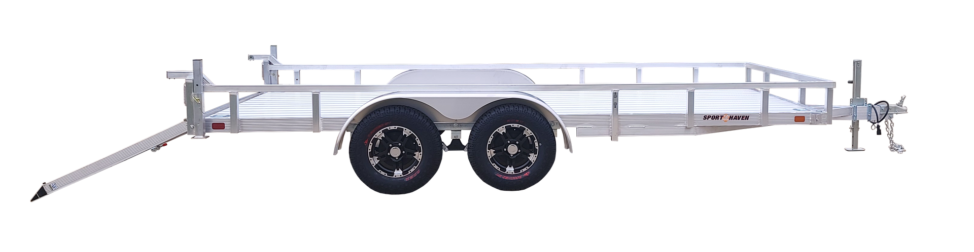 aluminum utility trailer with all terrain tires