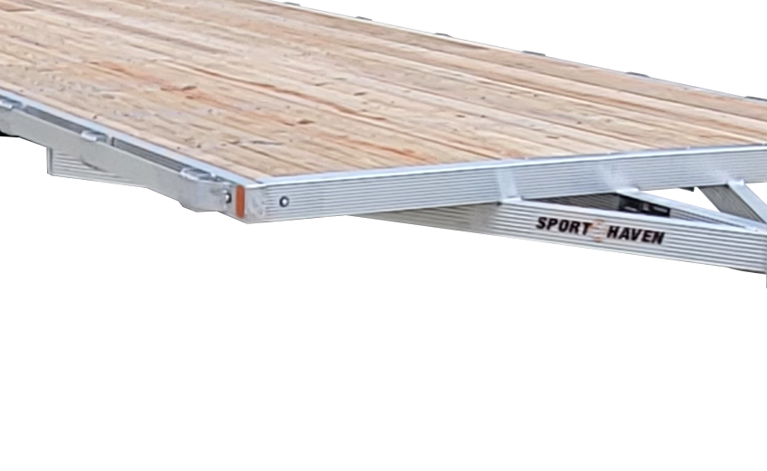 flat bed trailer with tie down points