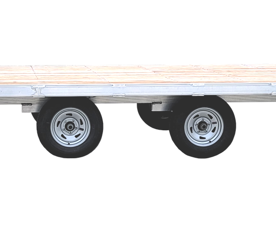 hd open flat bed trailer