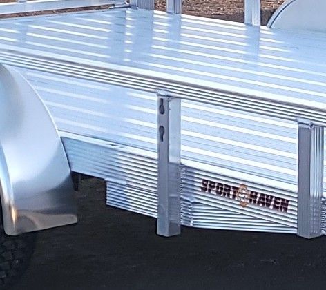spare tire mount pose aluminum trailer