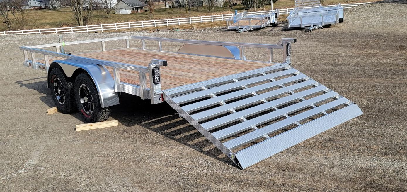 rear removable through bolt ramp sport haven trailer