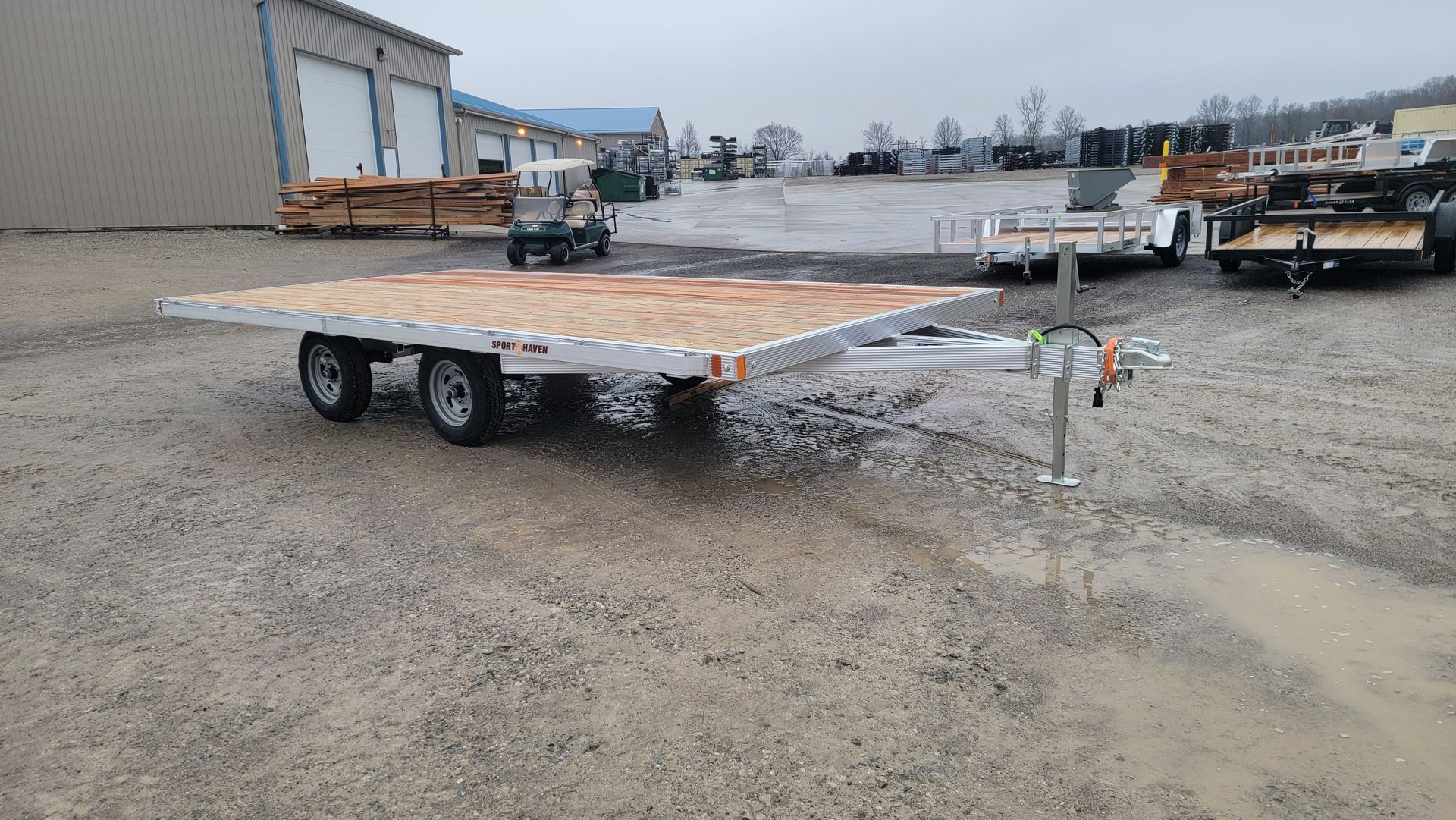 ADO deck over utility trailer