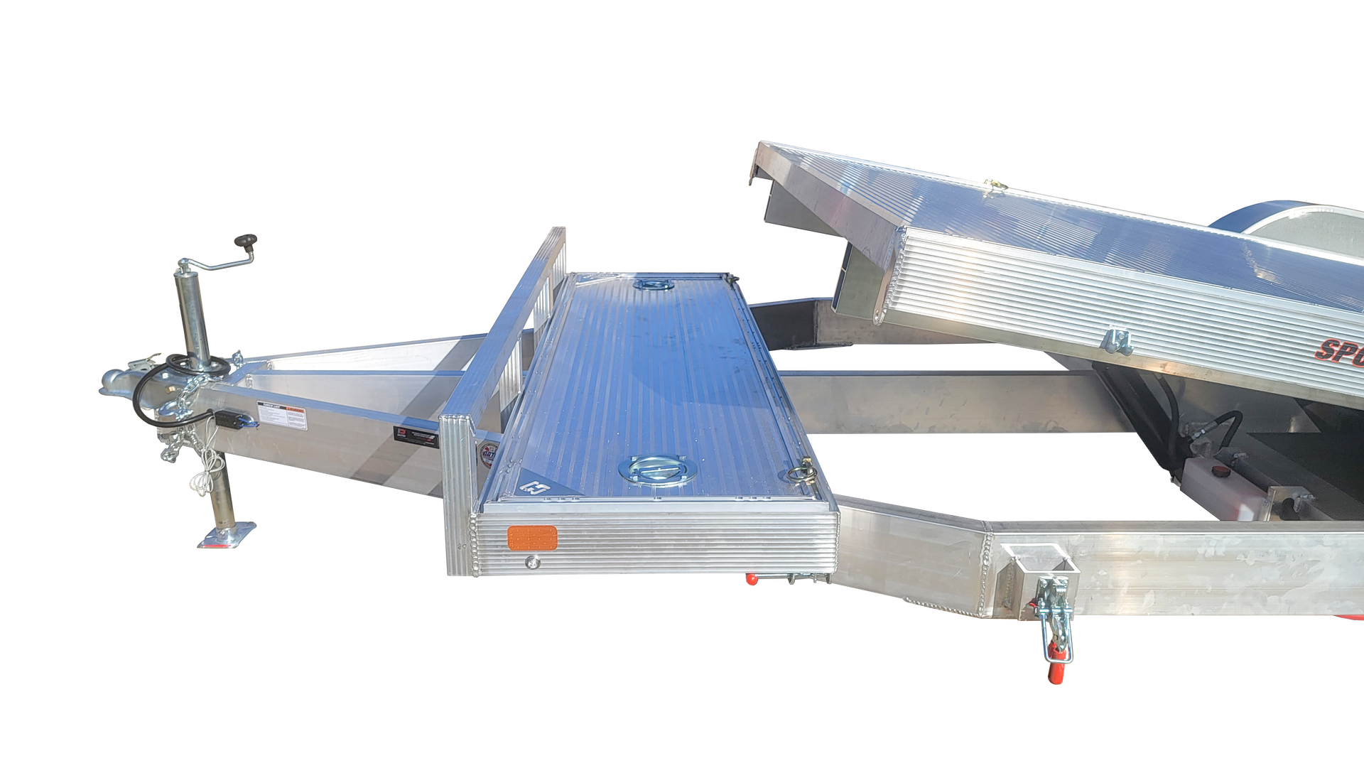 tilting car trailer