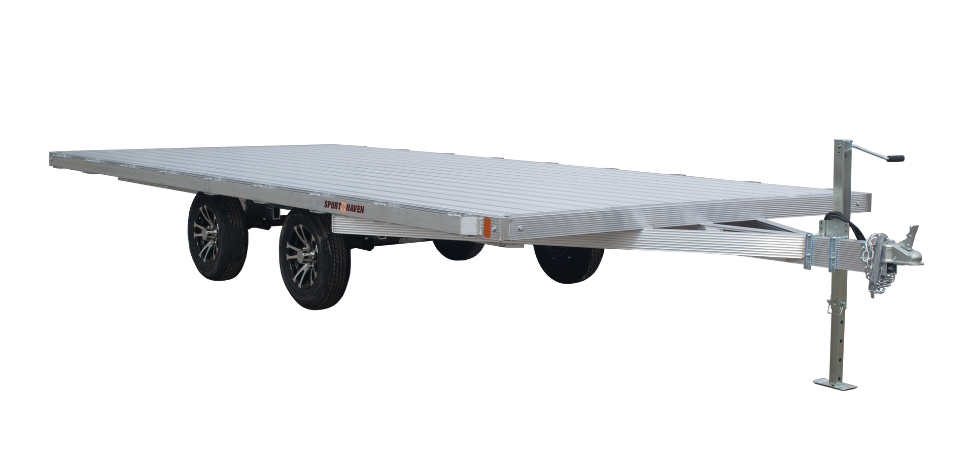 open flat bed trailer