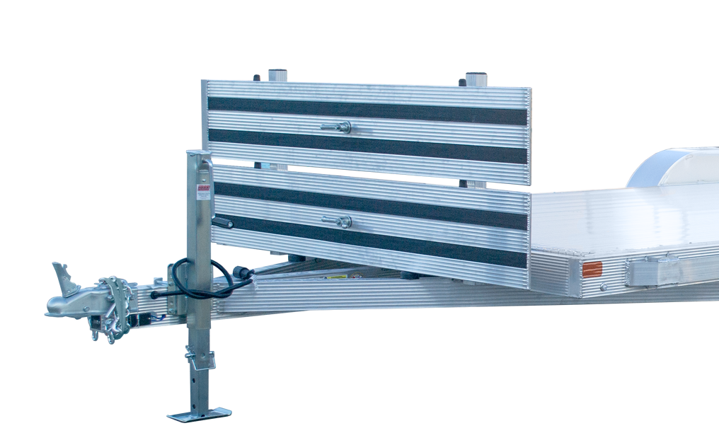 front ramp mount for car trailer