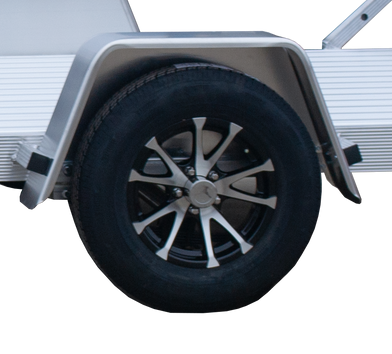 aluminum fender with fender insert