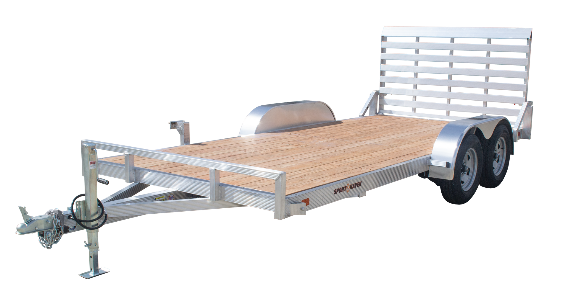 rail less aluminum utility trailer