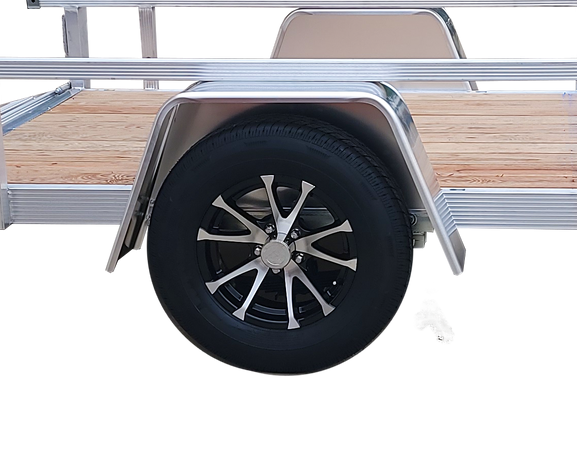 trailer with lateral side load ramp