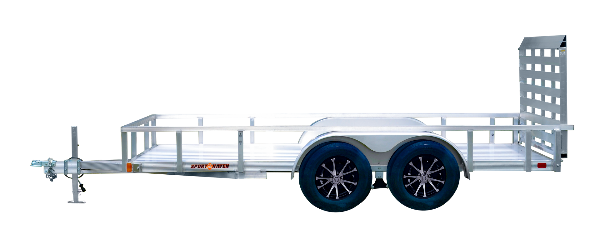 tandem axle aluminum utility trailer