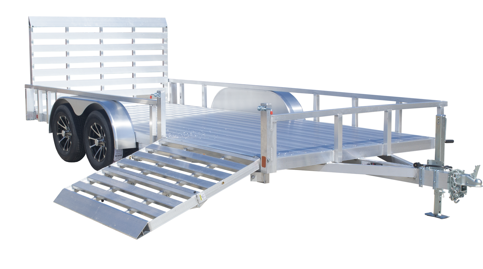 ramp on side of utility trailer