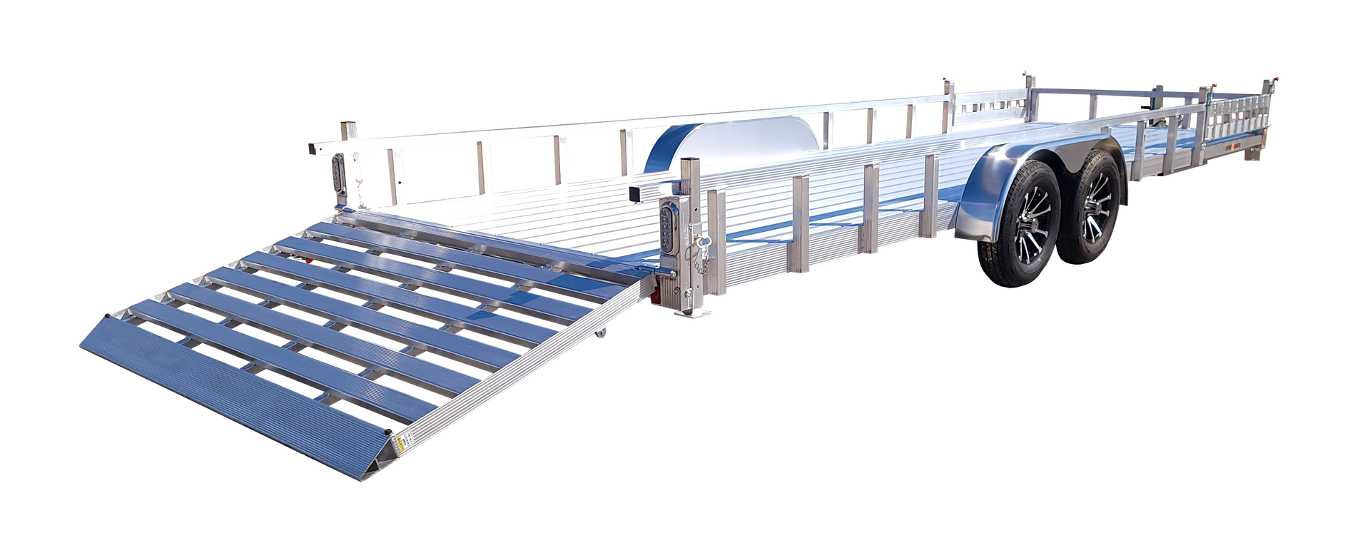 double axle aluminum utility trailer