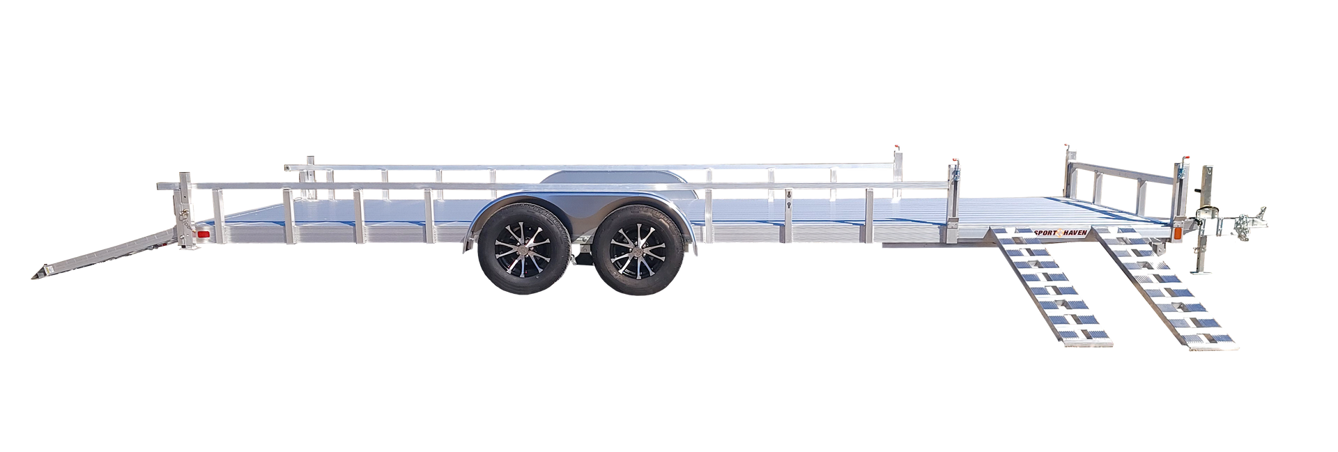 utility trailer with side ramp