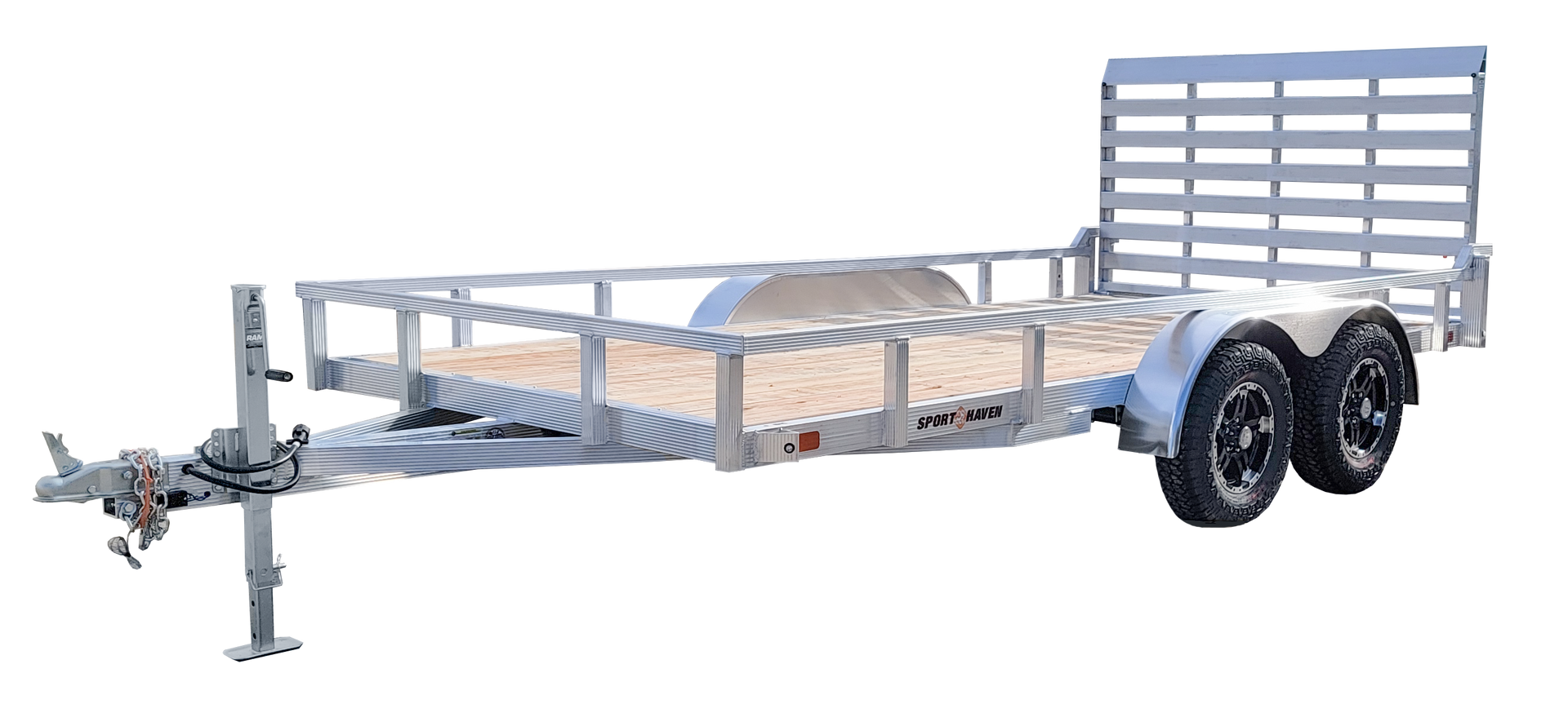 autx wood deck sport haven trailer