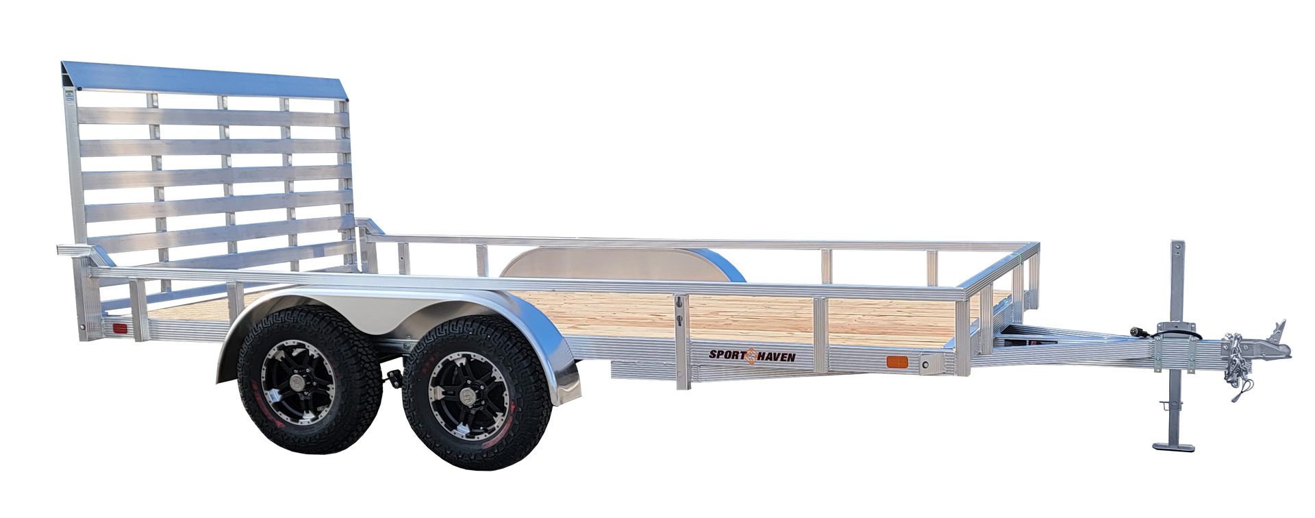 autx714t sport haven tandem utility trailer