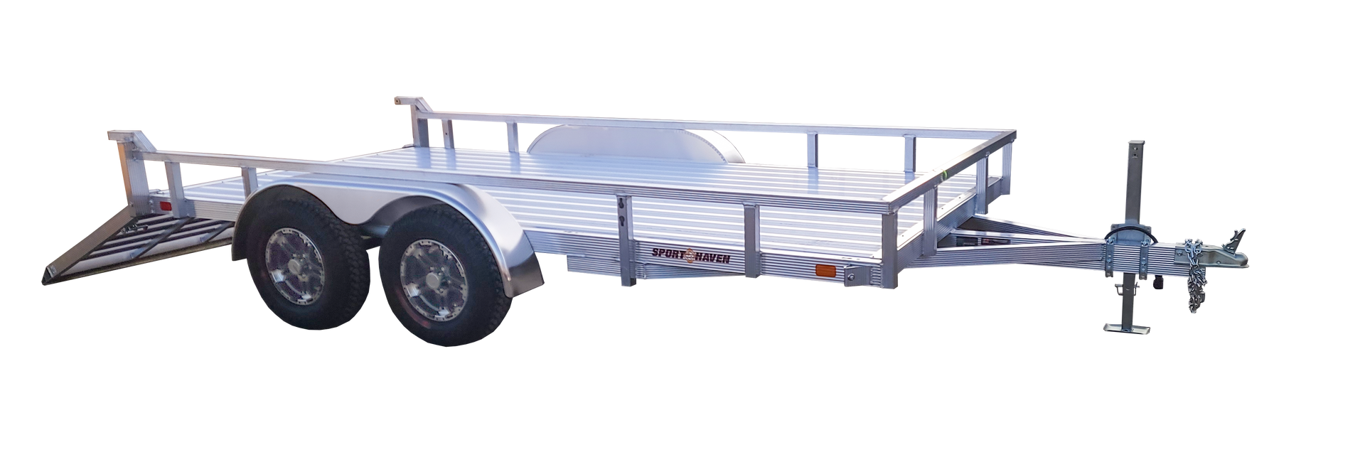 wood deck aluminum utility trailer