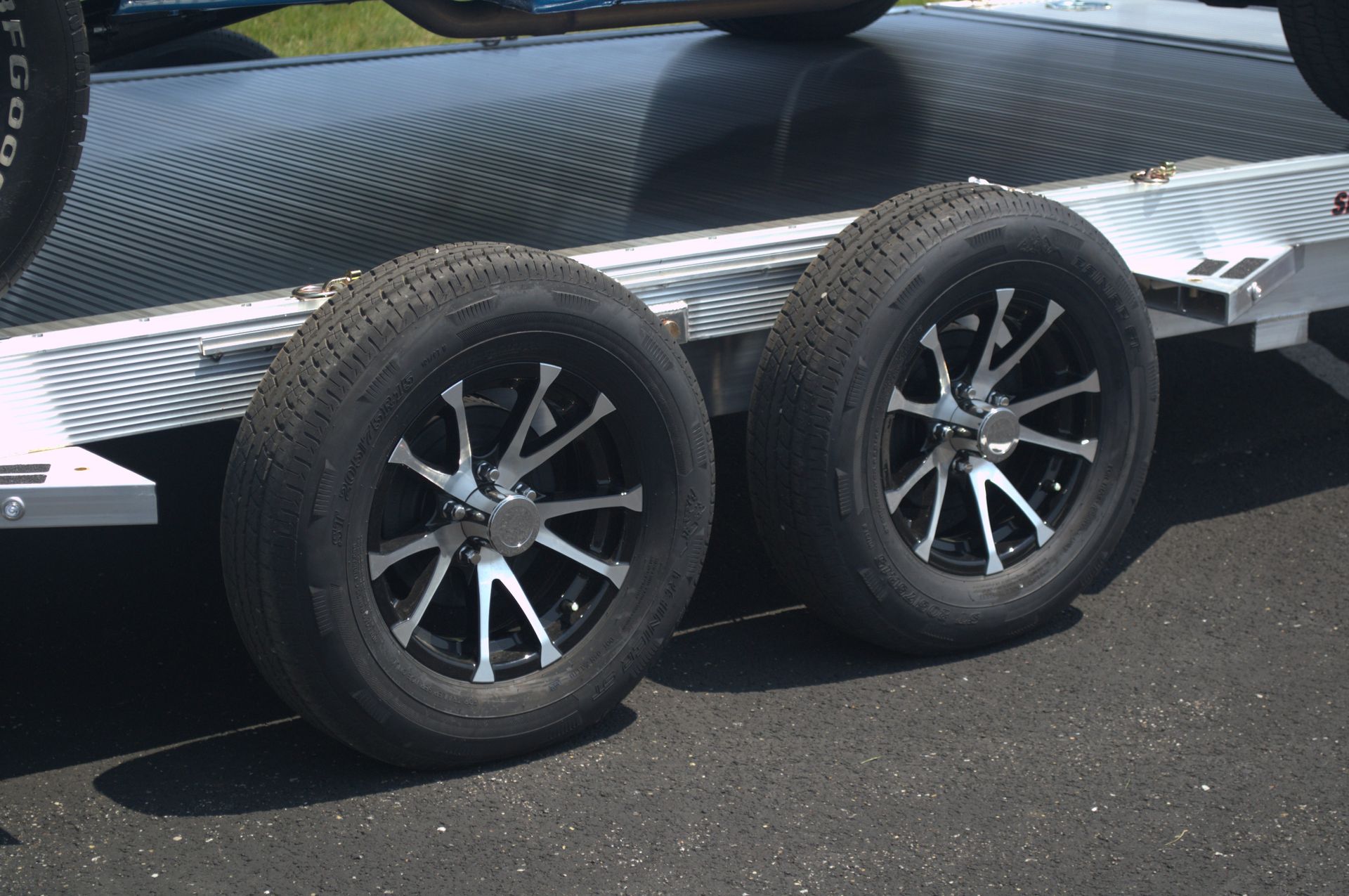 double axle car trailer