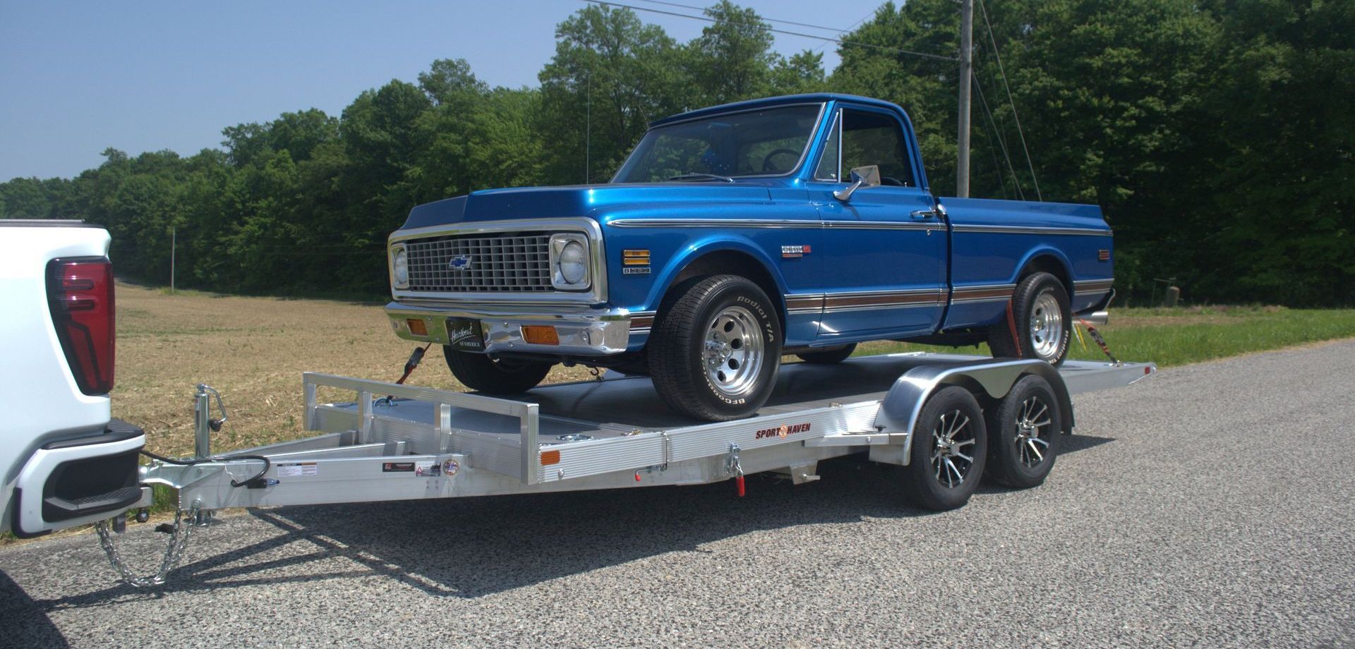 Car Hauler Sport Haven Trailer with Truck