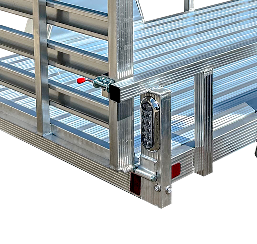 utility trailer with led lights