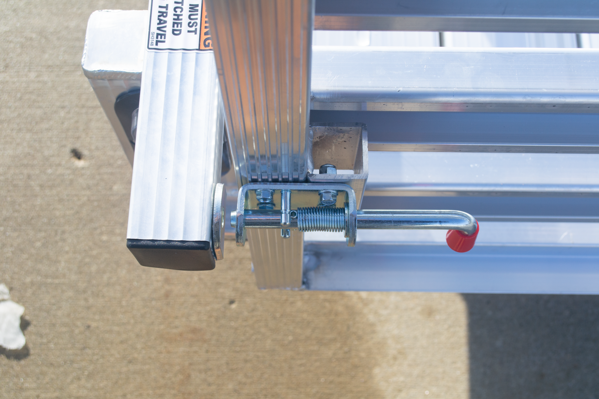 Snap Lock Ramp Lock Utility Trailer
