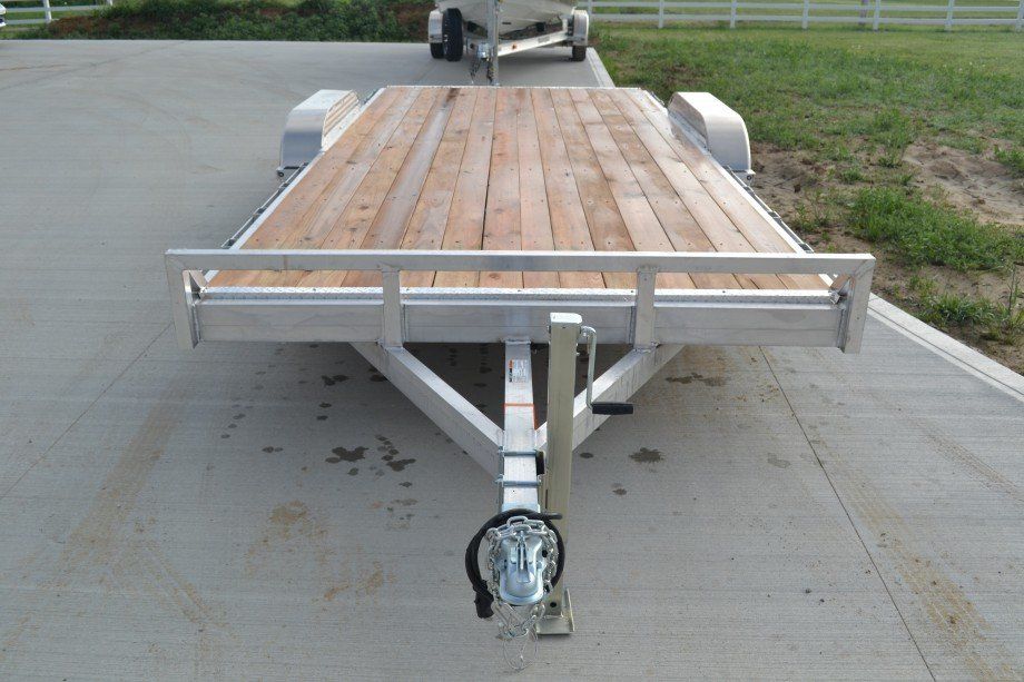 wood deck trailer