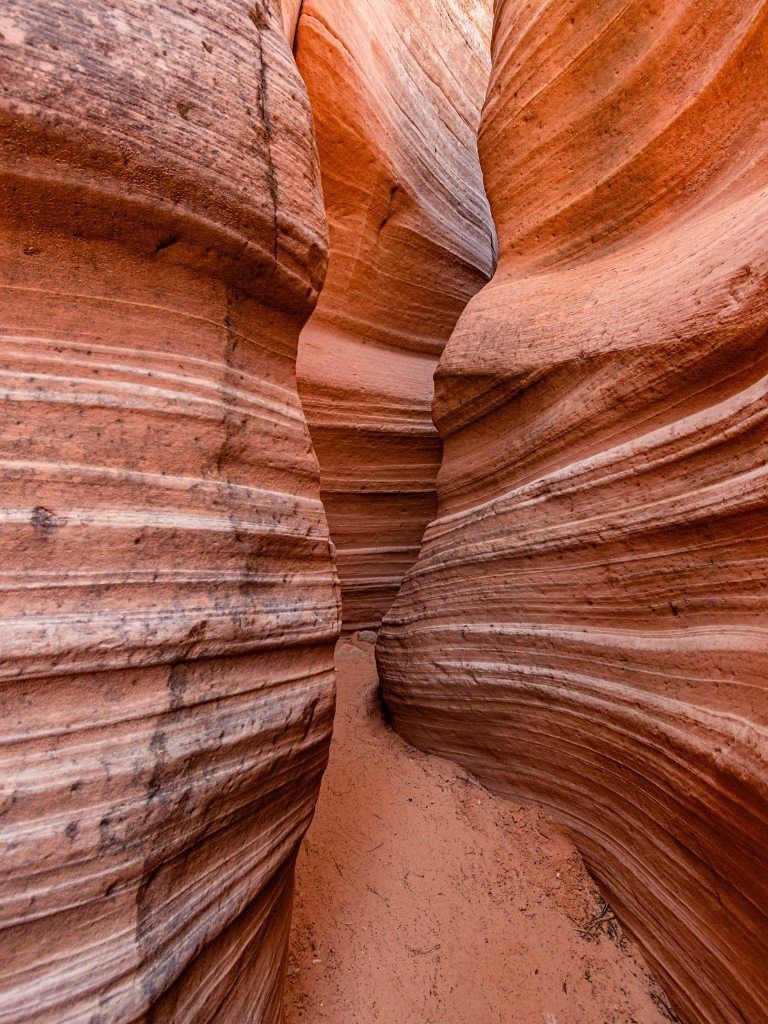 A canyon with a lot of rocks and sand in it