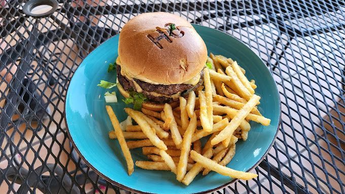 A yummy burger from Havana Cabana in Kanab, UT