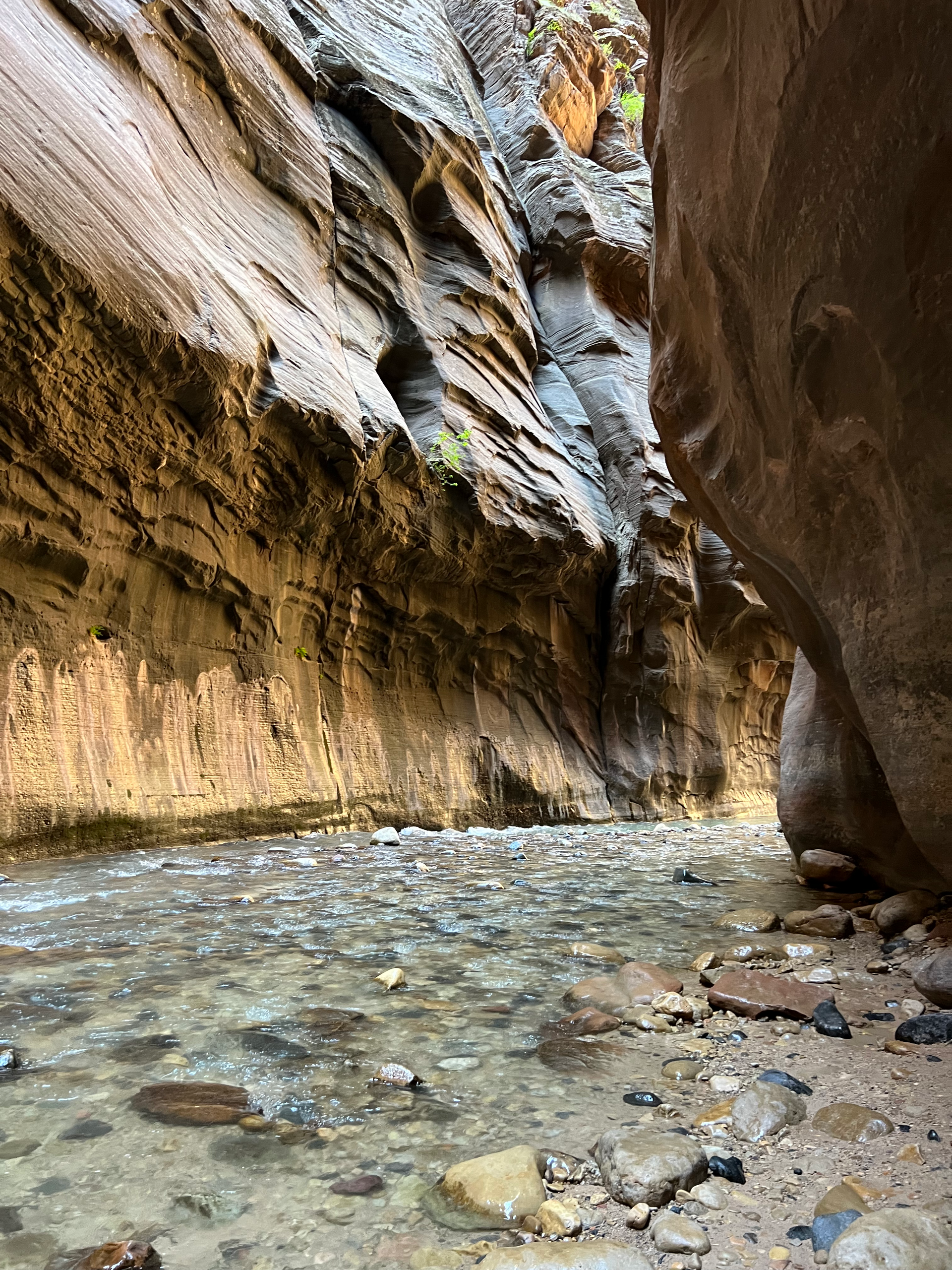 two people canyoneering