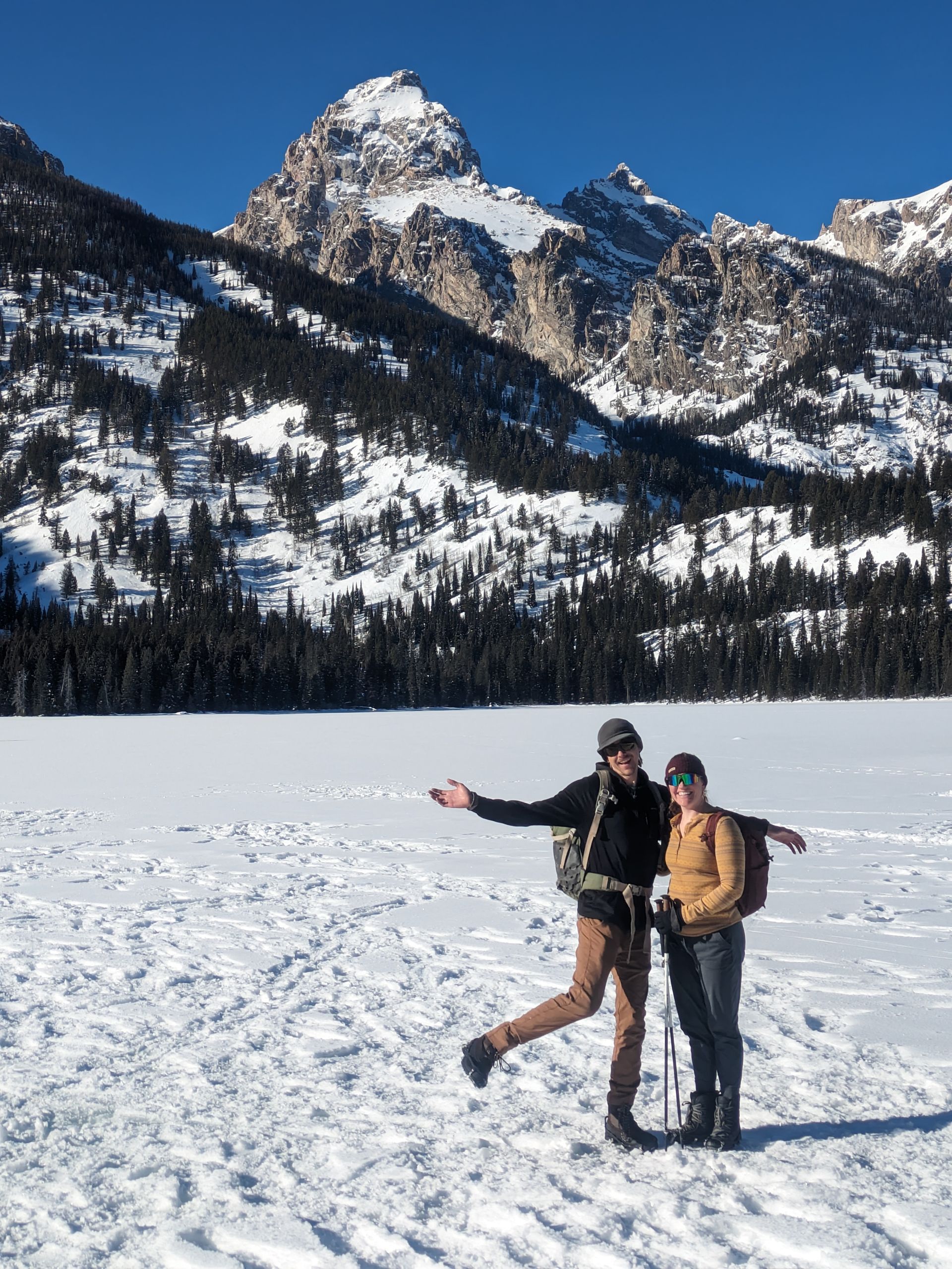 Zion winter hiking