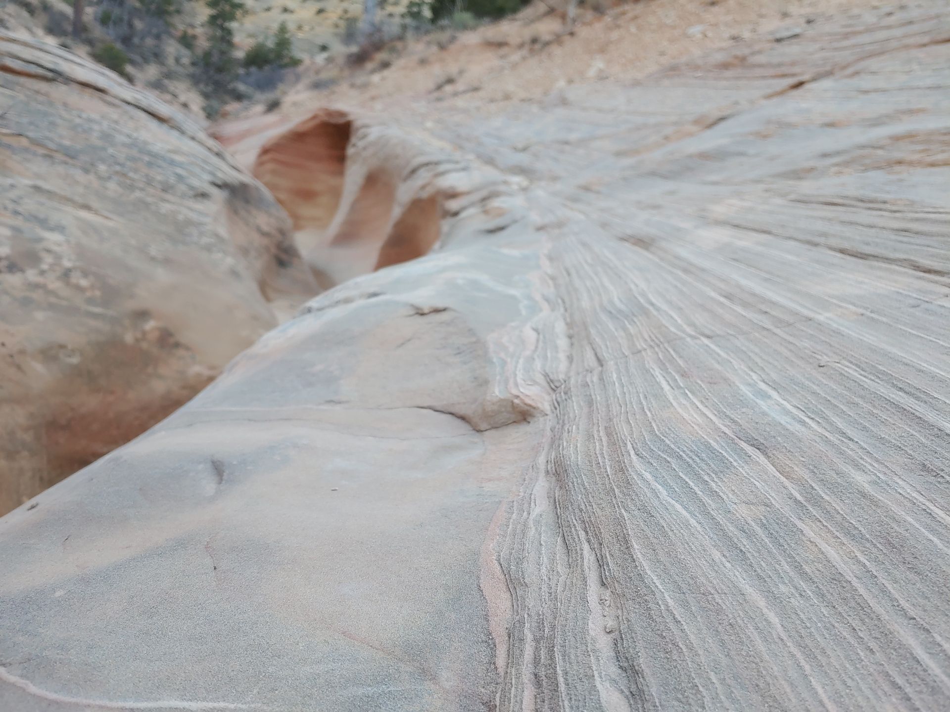 Limestone formation in Kanab Utah